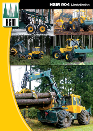 Speciális vonszolótraktorok HSM 904 Z 6WD