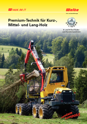 Speciális vonszolótraktorok Welte W 140 T