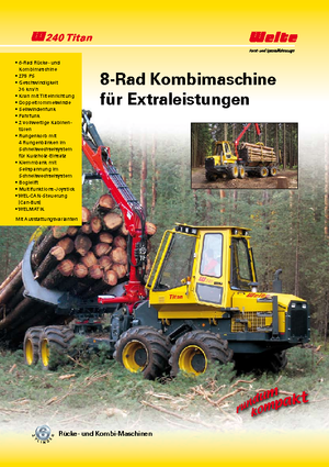 Speciális vonszolótraktorok Welte W 240