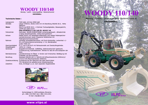 Speciális vonszolótraktorok Vilpo Woody 110