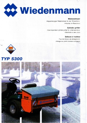 Csatlakoztatható szóróberendezések Wiedenmann 5300