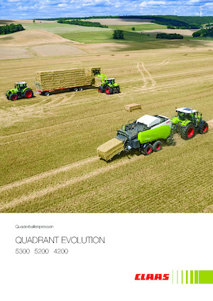 Kockabálázók Claas Quadrant 5300 Evolution RC Tandem