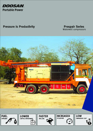 Telepített kompresszorok - dízel, elektromos, benzines Doosan PA536ATC