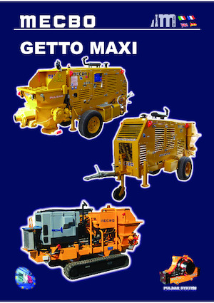 Telepített betonszivattyúk Mecbo Getto Maxi