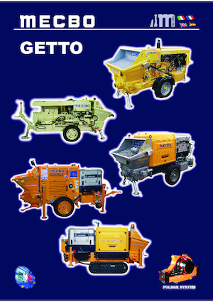 Telepített betonszivattyúk Mecbo Getto P2.800 H