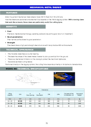 Acélvágógépek Arden BC 250