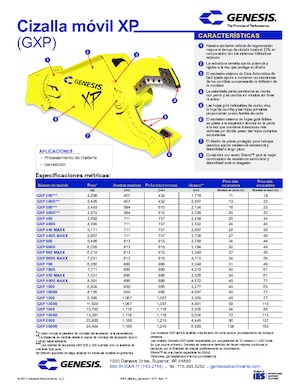 Acélvágógépek Genesis GXP 700R