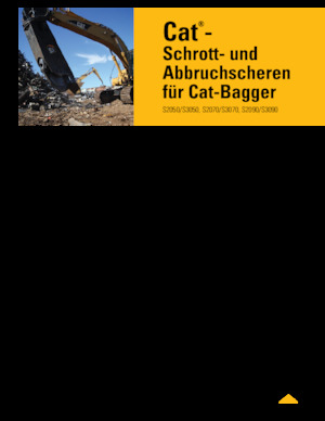 Acélvágógépek Caterpillar S2050