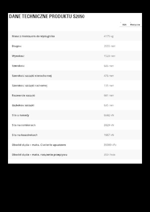 Acélvágógépek Caterpillar S2050