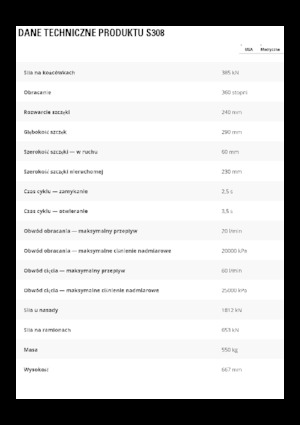 Acélvágógépek Caterpillar S308