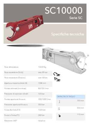 Acélvágógépek Promove SC 10000