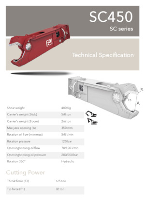 Acélvágógépek Promove SC 450