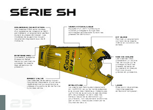 Acélvágógépek OSA Demolition Equipment SH 25.1