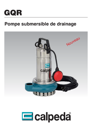 Szannyiszap szivattyúk Calpeda GQR 10-16