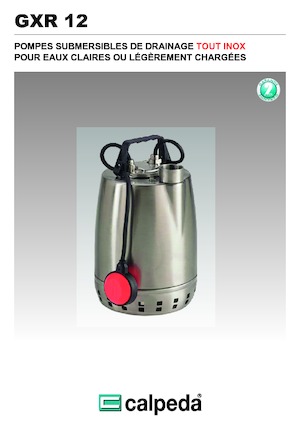Szannyiszap szivattyúk Calpeda GXR 12-18