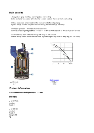 Szannyiszap szivattyúk ABS-Pumpen J 12 D
