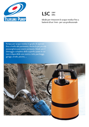 Szannyiszap szivattyúk Tsurumi-Pumpen LSC1.4S2