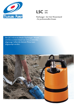 Szannyiszap szivattyúk Tsurumi-Pumpen LSC1.4S2