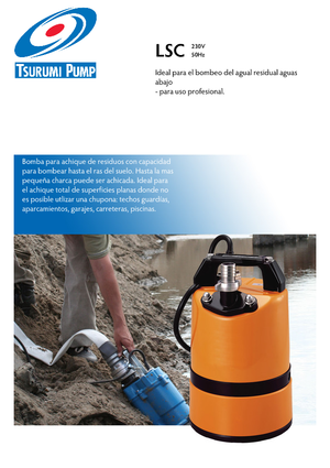 Szannyiszap szivattyúk Tsurumi-Pumpen LSC1.4S2