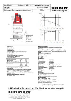 Szannyiszap szivattyúk Grindex Minor H