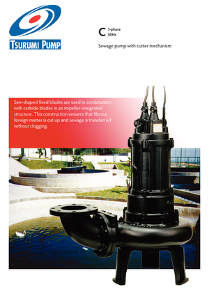 Szennyvízszivattyúk Tsurumi-Pumpen 80C21.5