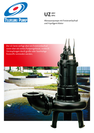 Szennyvízszivattyúk Tsurumi-Pumpen 80UZ47.5