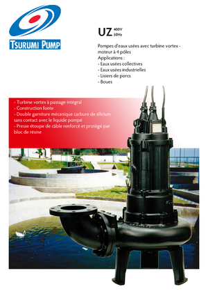 Szennyvízszivattyúk Tsurumi-Pumpen 80UZ47.5
