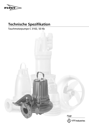 Szennyvízszivattyúk Flygt-Pumpen CS 3102 LR 252 EEx