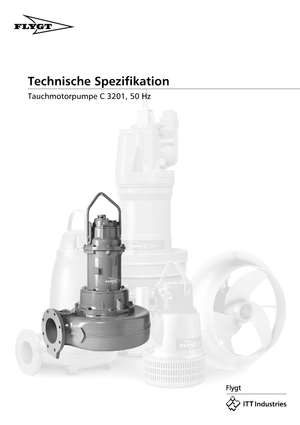 Szennyvízszivattyúk Flygt-Pumpen CS 3201 LR 452 SL