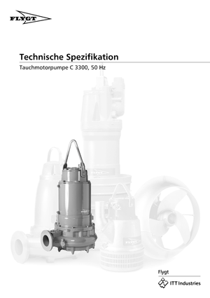 Szennyvízszivattyúk Flygt-Pumpen CS 3300 LR 632 EEx