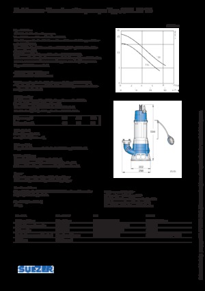 Szennyvízszivattyúk Sulzer JS 15 D 126
