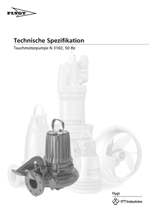 Szennyvízszivattyúk Flygt-Pumpen NS 3102 LR 461 EEx