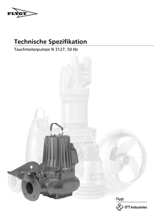 Szennyvízszivattyúk Flygt-Pumpen NS 3127 LR 420