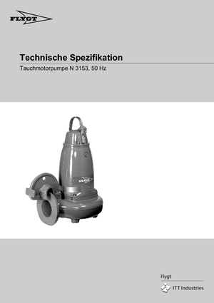 Szennyvízszivattyúk Flygt-Pumpen NS 3153 LR 272 EEx