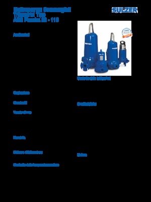 Szennyvízszivattyúk Sulzer Piranha S 21-2