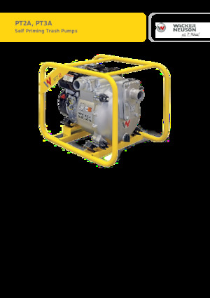 Szennyvízszivattyúk Wacker Neuson PT2A