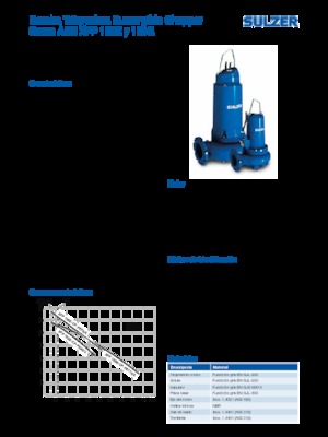 Szennyvízszivattyúk Sulzer XFP 100 E CP 3