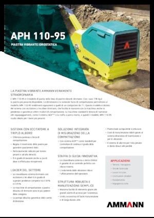 Kétirányú vibrolapok Ammann APH 110-95 Totmann