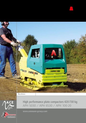 Kétirányú vibrolapok Ammann APH 6530