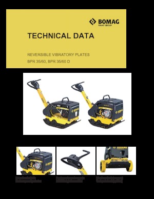 Kétirányú vibrolapok Bomag BPR 35/60 D