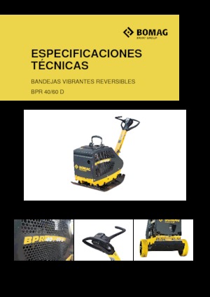 Kétirányú vibrolapok Bomag BPR 40/60 D