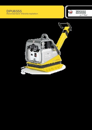 Kétirányú vibrolapok Wacker Neuson DPU6555Hec 
