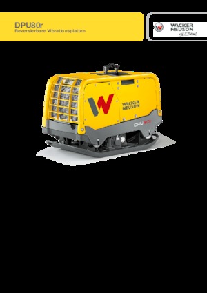Kétirányú vibrolapok Wacker Neuson DPU80r Lem 770