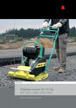 Egyirányú vibrolapok Ammann APF 1240