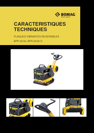 Kétirányú vibrolapok Bomag BPR 25/40