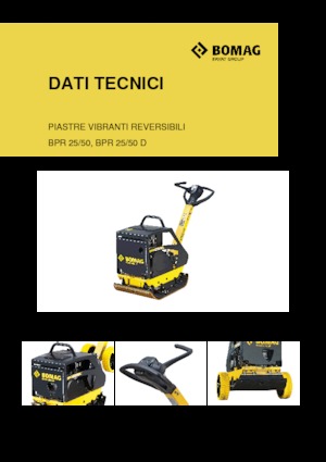 Kétirányú vibrolapok Bomag BPR 25/50