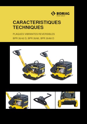 Kétirányú vibrolapok Bomag BPR 35/60