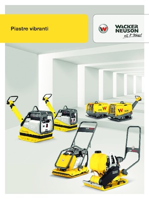 Egyirányú vibrolapok Wacker Neuson WP1550Aw