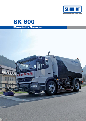 Kettős működésű seprőgépkocsik Schmidt SK 600 dual