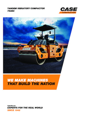 Tandem vibrohengerek Case 752EX